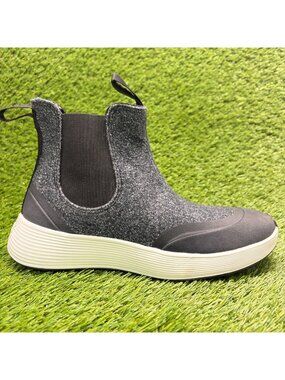 Allbirds Wool Runner Chelsea Mens Size 9 Black Gray Outdoor Pull On Ankle Boots